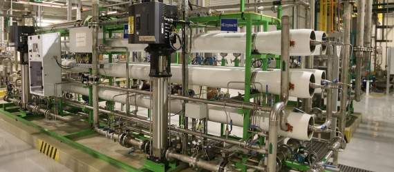 Установка обратоного осмоса для подготовки воды для паровой котельной