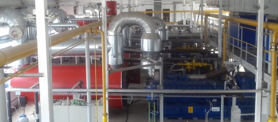Утилизация дымовых газов после ГПУ паровыми котлами утилизаторами с горелкой  COGENERATION, THE USE OF COGENERATION INSTALLATIONS