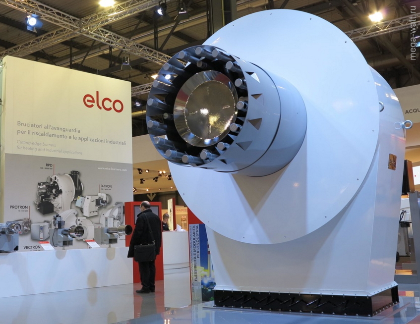 Промышленная горелка Elco серии RPD мощностью 80 МВт  (RPD 160 G-EU2)