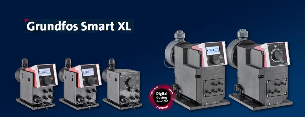мембранные цифровые насосы  Grundfos для дозирования Smart Digital XL серии DDA и DDE